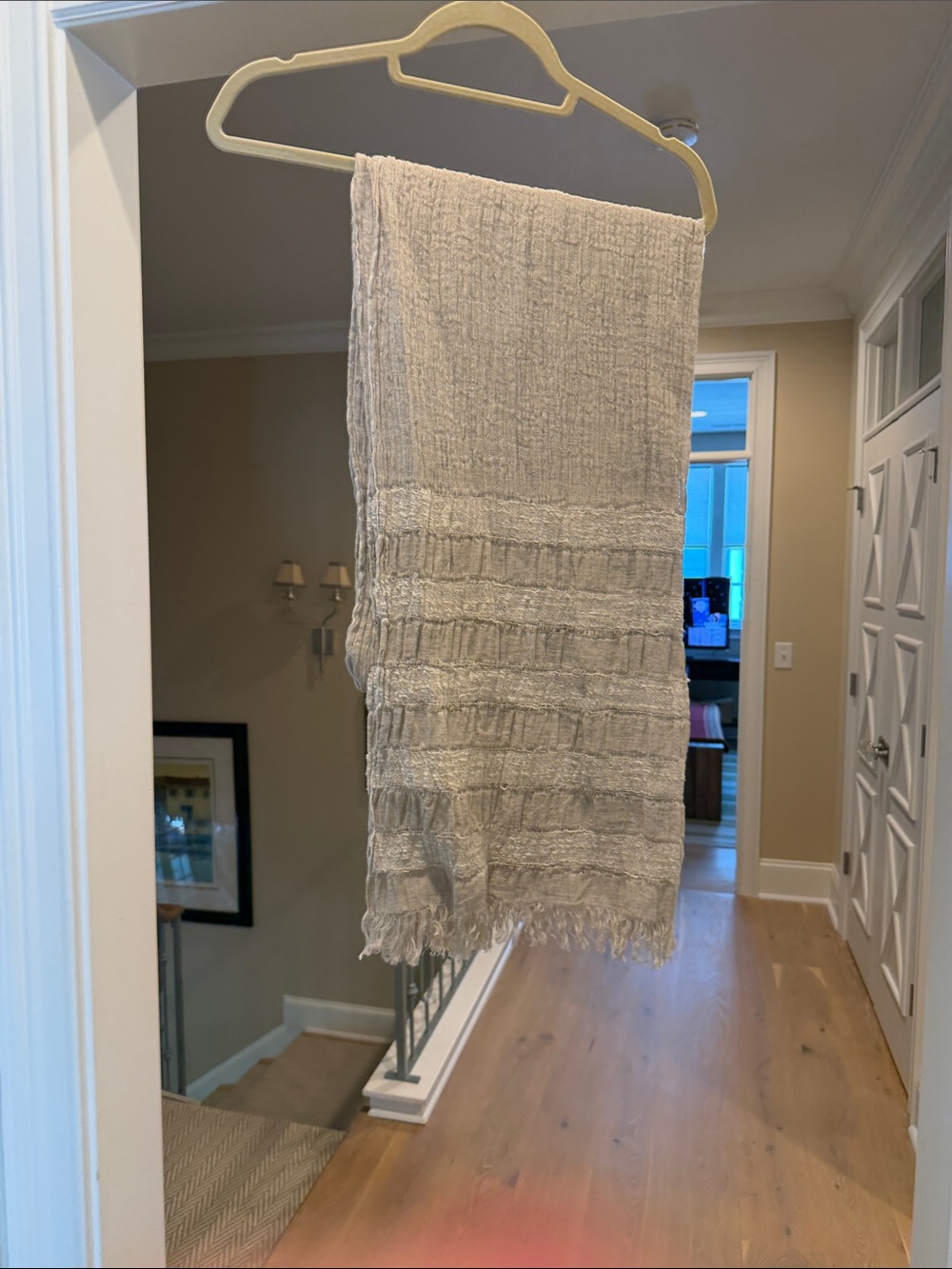 La Bottega Di Brunella natural linen scarf